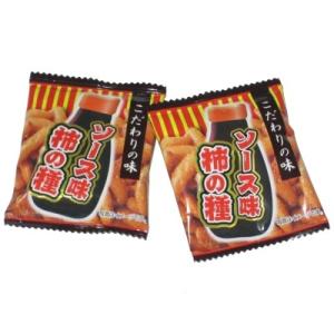 ソース味柿の種 ５０入 駄菓子 子供会 お祭り くじ引き 縁日の商品画像