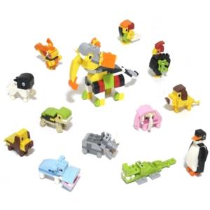 ブロックコレクション アニマルズ 12入 景品 ...の商品画像
