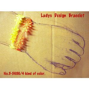 フラワー リボン レディース ミサンガ ブレス...の詳細画像2