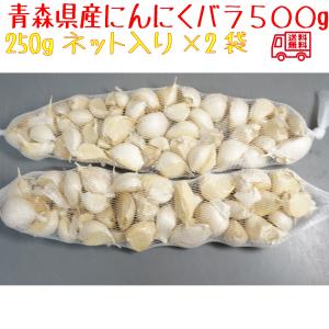 青森県産訳あり　にんにくバラ　福地ホワイト6片　500ｇ　　全国送料無料！