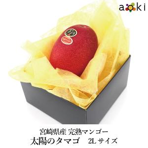 宮崎県産完熟マンゴー　太陽のタマゴ　2Lサイズ （クール便）｜青木フルーツ ヤフーショッピング店