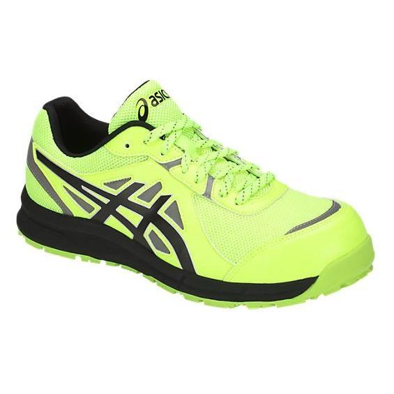 asics（アシックス）　安全靴　ウィンジブ　CP206　Hi-Vis　フラッシュイエロー×ブラック...