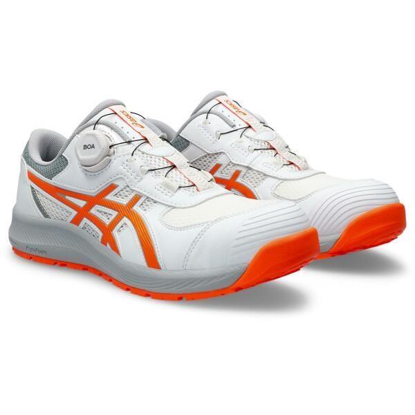 【3月中旬発売】asics（アシックス）　安全靴　ウィンジョブ　CP219 BOA 100 ホワイト...