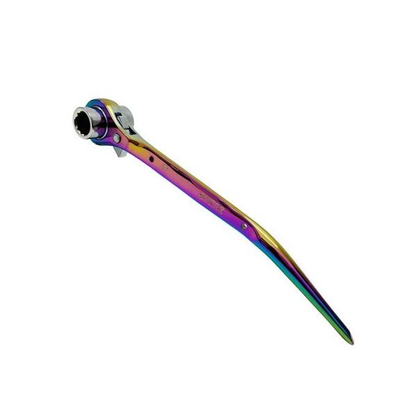 SK11 藤原産業　 両口ラチェットレンチ  曲がりシノ付き SPD-R1721LP