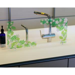 【在庫セール】キッチン水はねガード アクリルボード 植木鉢ハーブ 60cm アクリル板 キッチン 水はね防止アクリルボード 植木鉢(ハーブ) 60cm