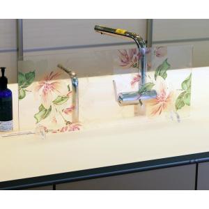 アクリル板 キッチン 水はね防止アクリルボード 植木鉢(ハーブ) 60cm