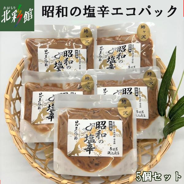 【赤羽屋 磯辺商店　無添加 昭和の塩辛100g  5個セット（エコパック）】いか塩辛 送料込み・産地...