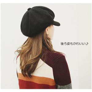 キャスケット レディース プレゼント 綿 ウー...の詳細画像4