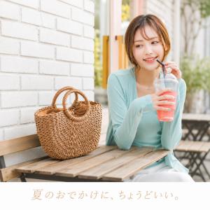 カゴバッグ 麦わらバッグ 大人カワイイ 小振り...の詳細画像2