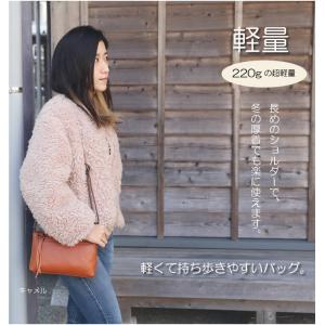 お財布ポシェット 本革 ショルダーバッグ 軽量...の詳細画像2