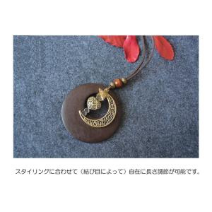 ロングネックレス レディース ロング 月 星 ...の詳細画像4