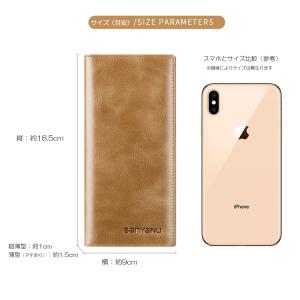 本革 長財布 メンズ レディース スリム 薄型...の詳細画像4
