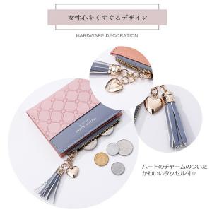 かわいい財布 レディース バイカラー 二つ折り...の詳細画像1