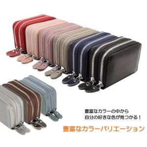 財布 カードケース 本革 じゃばら ダブルファ...の詳細画像3