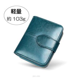 二つ折り財布 レディース 本革 ミニ財布 新生...の詳細画像5