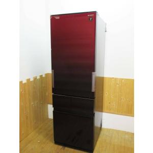 中古　冷蔵庫　415L　シャープ　SJ-GT42E-R　取扱説明書付　プラズマクラスター　どっちもド...