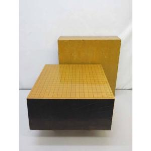【中古】足付き碁盤 6寸 19路盤 カバー付き ...の商品画像