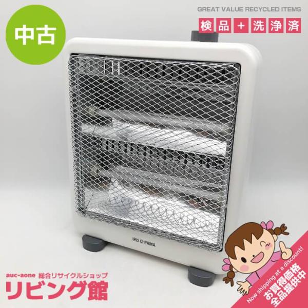 【中古】 アイリスオーヤマ 電気ストーブ EHT-800W ホワイト 強弱切替 IRIS OHYAM...