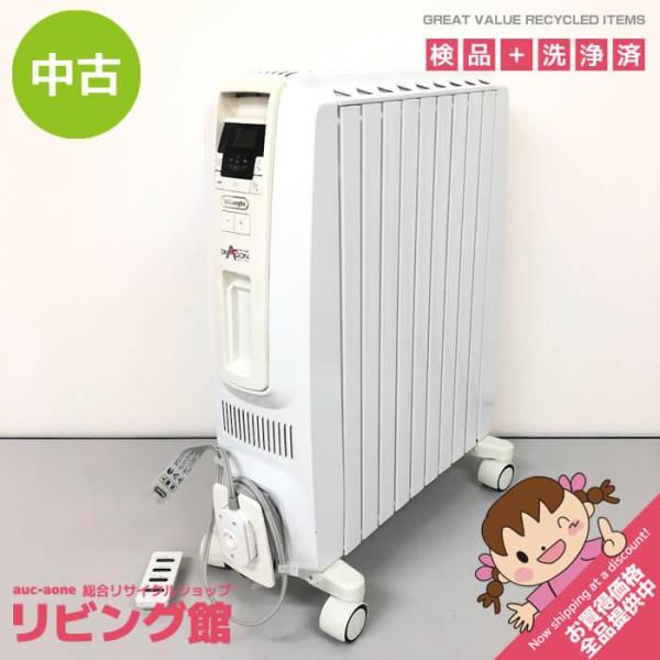 【中古】 デロンギ オイルヒーター DDQ0915-WH ホワイト 9枚フィン 1500W 4〜10...