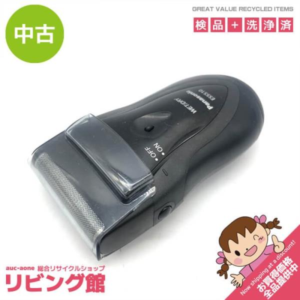 【中古】 パナソニック メンズシェーバー ES5510 ブラック 乾電池式 水洗い可 コンパクト P...