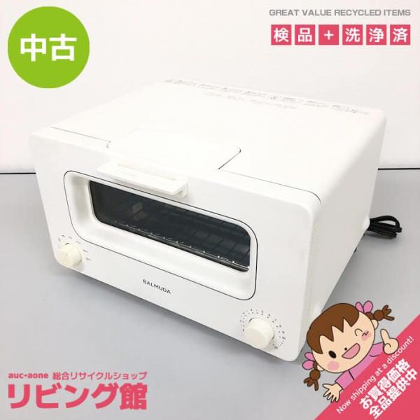 【中古】 バルミューダ スチームトースター K01E-WS ホワイト BALMUDA オーブントース...