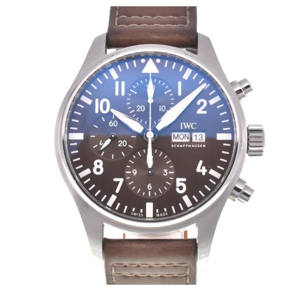 ☆美品【IWC】IWC パイロットウォッチ クロノグラフ IW377713 自動巻き メンズ I#1...