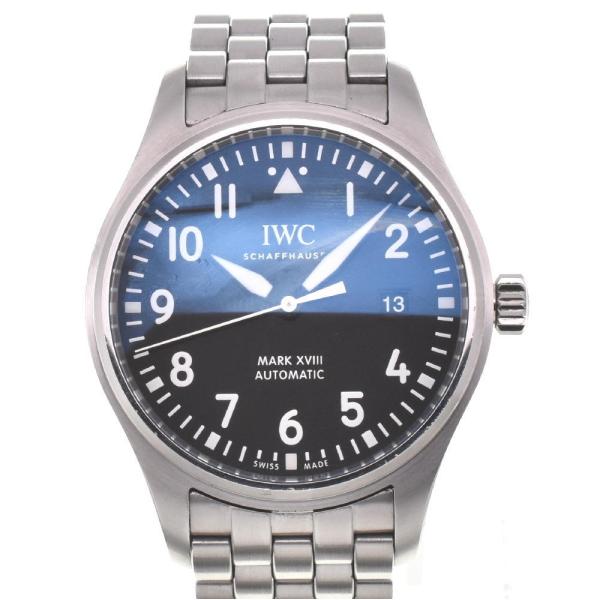 △ ☆良品【IWC】IWC パイロットウォッチ マーク18 IW327015 自動巻き メンズ M#...