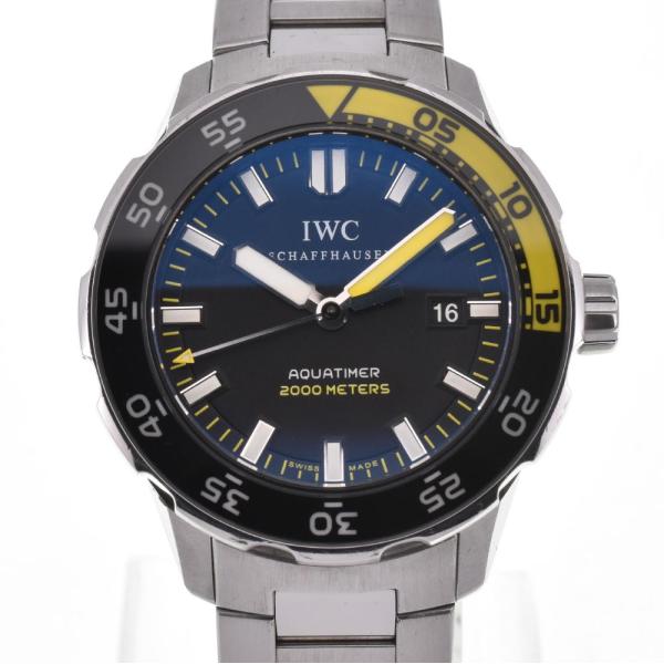 △ ☆良品【IWC SCHAFFHAUSEN】IWC アクアタイマー 2000 IW356801 自...