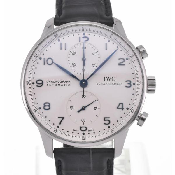 △ ☆良品【IWC SCHAFFHAUSEN】IWC ポルトギーゼ IW371417 クロノグラフ ...