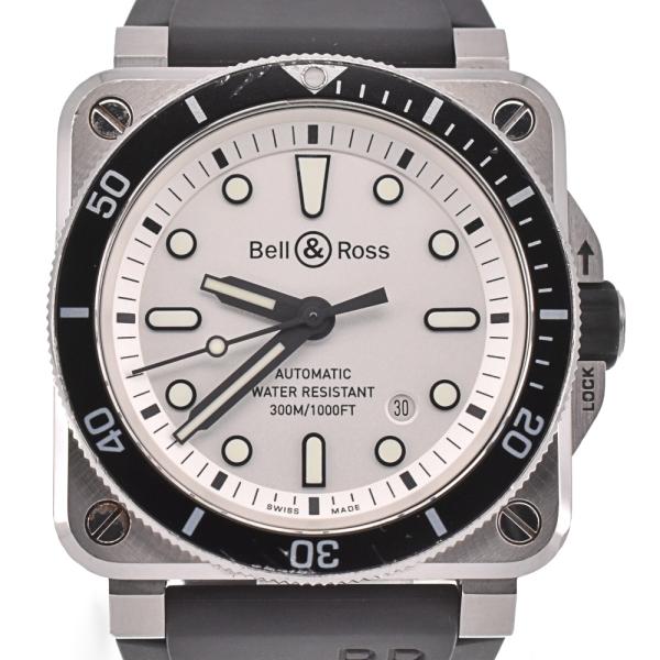 ベル＆ロス Bell＆Ross BR0392-D-WH-ST/SRB 03-92 ダイバー 300M...