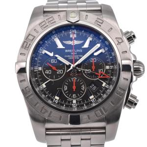 ブライトリング BREITLING AB0412 クロノマット GMT 世界2000本限定 裏スケ 自動巻き メンズ 美品 箱付き I#128606