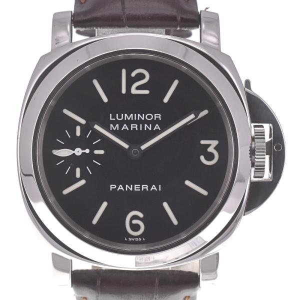 パネライ PANERAI PAM00001 ルミノールマリーナ スモールセコンド 手巻き メンズ 良...