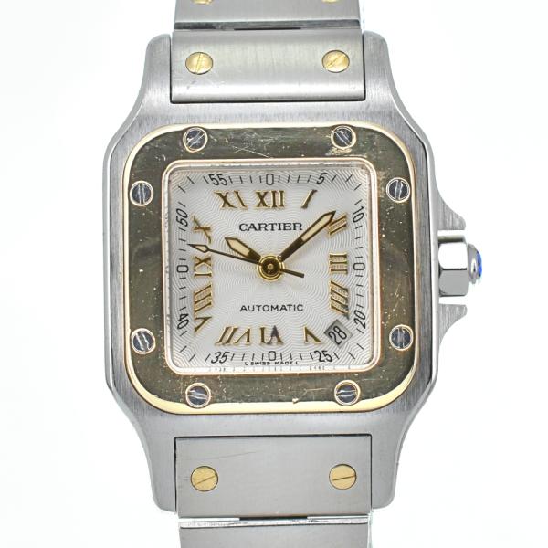 値下 カルティエ CARTIER W20045C4 サントスガルベ SM SS/K18YG 自動巻き...