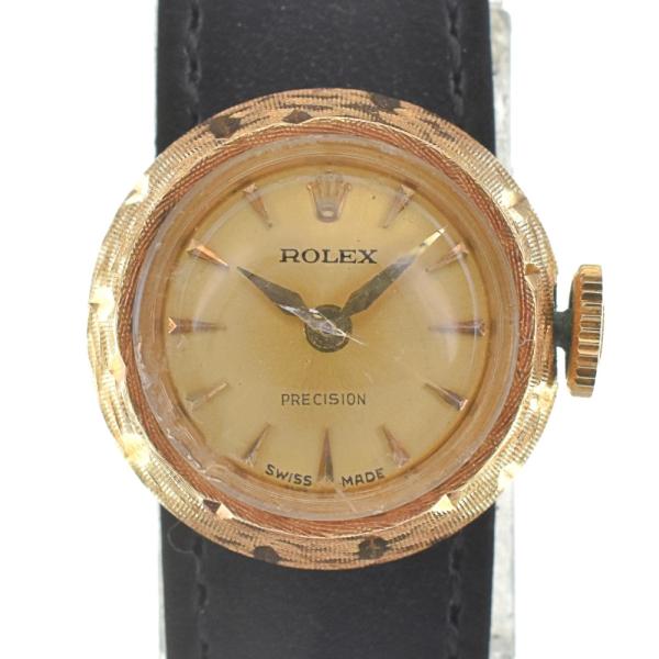 値下 ロレックス ROLEX Ref.8788 カメレオン プレシジョン YG/レザー Cal.14...