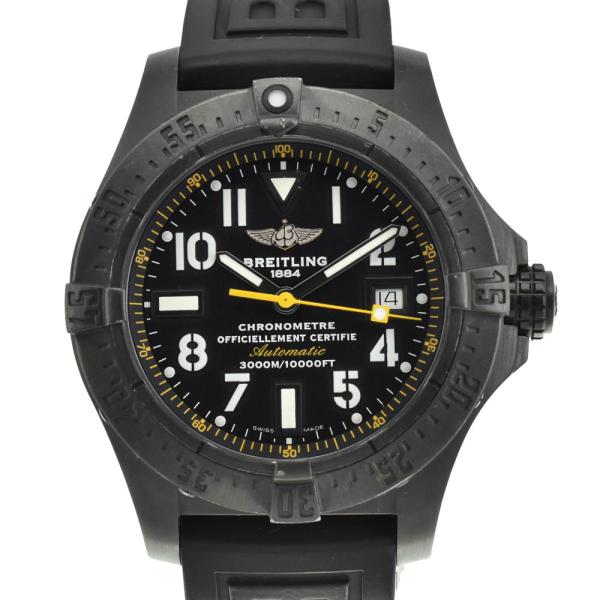 値下 ブライトリング BREITLING M17330 アベンジャー シーウルフ ブラックスティール...