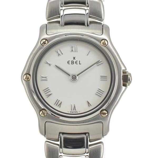 値下 エベル EBEL 9057901 スポーツ クラシック クォーツ レディース 良品 □#141...