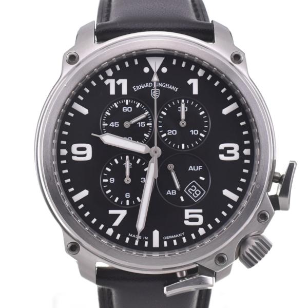 値下 ユンハンス JUNGHANS エアリアス クロノスコープ  028/4795 デイデイト 自動...