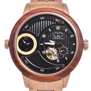 値下 カーティスアンドコー Curtis& Co. ビッグタイム パスポート クォーツ メンズ 美品 箱付き C#144309