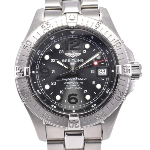 ブライトリング BREITLING A17360 スーパーオーシャン デイト クロノメーター 自動巻...