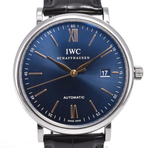 IWC IWC SCHAFFHAUSEN IW356523 ポートフィノ 自動巻き メンズ 美品 箱...