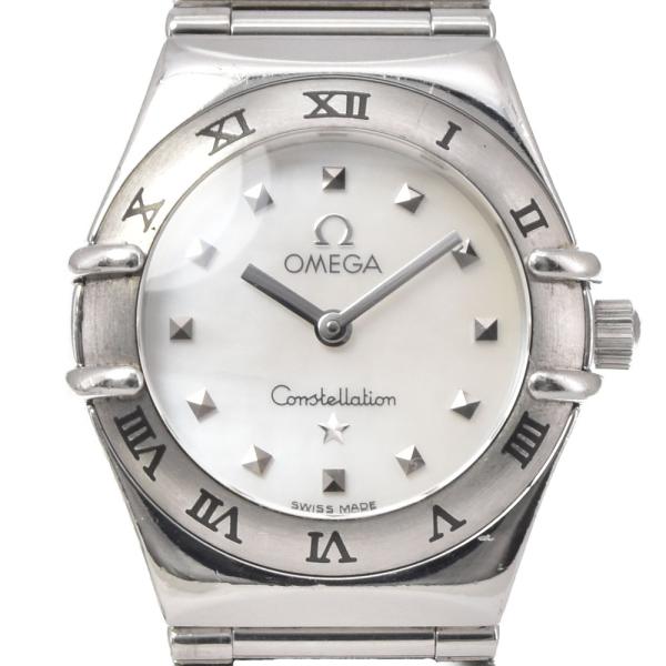 オメガ OMEGA 1561.71 コンステレーション ミニ マイチョイス クォーツ レディース 良...
