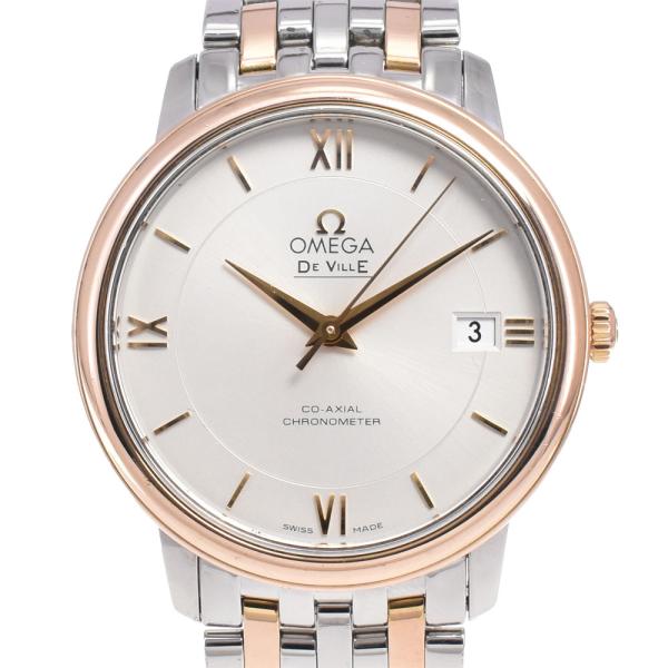 オメガ OMEGA 424.20.37.20.02.002 デビル プレステージ デイト 自動巻き ...