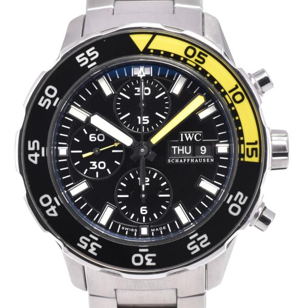 IWC IWC SCHAFFHAUSEN IW376711 アクアタイマー クロノグラフ ブラック ...