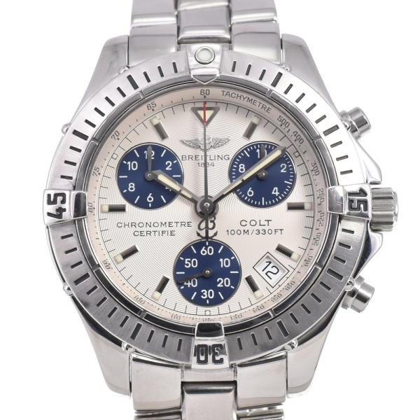 ブライトリング BREITLING A73350 コルト クロノグラフ クォーツ メンズ 良品 P#...