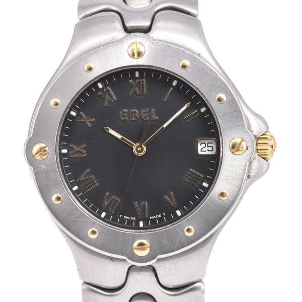 エベル EBEL E6187631 スポーツウェーブ デイト クォーツ メンズ A#146080
