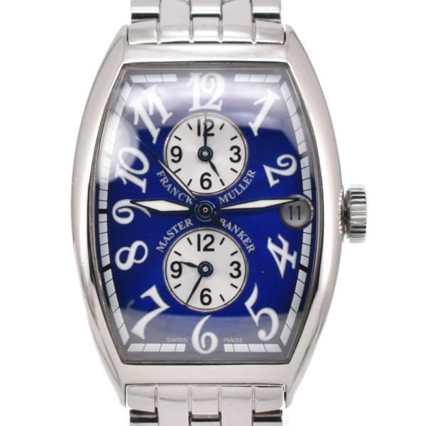 フランクミュラー FRANCK MULLER 5850MB マスターバンカー 3タイムゾーン デイト...