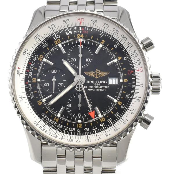 ブライトリング BREITLING A24322 ナビタイマー クロノグラフ 自動巻き メンズ 良品...