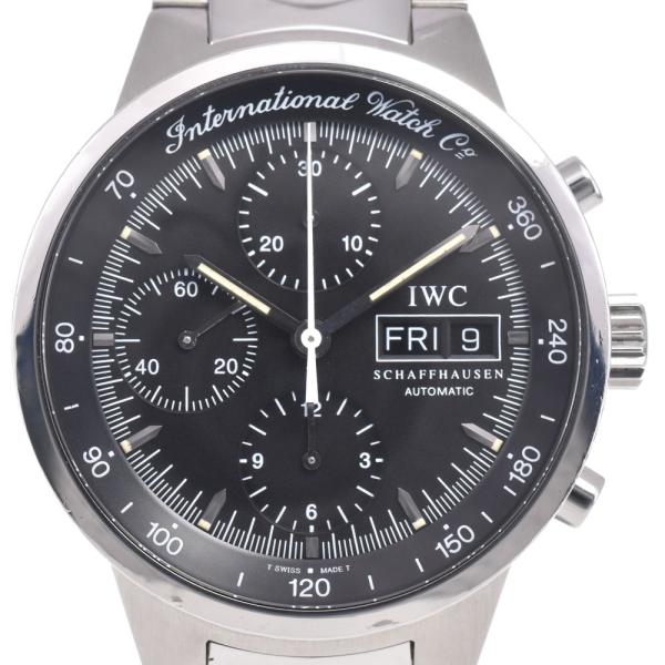 IWC IWC SCHAFFHAUSEN IW370708 GST クロノグラフ デイデイト ブラッ...
