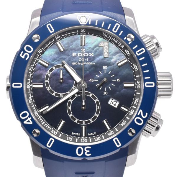 エドックス EDOX 10221-3BU3-BMO クロノオフショア1 クロノグラフ デイト クォー...
