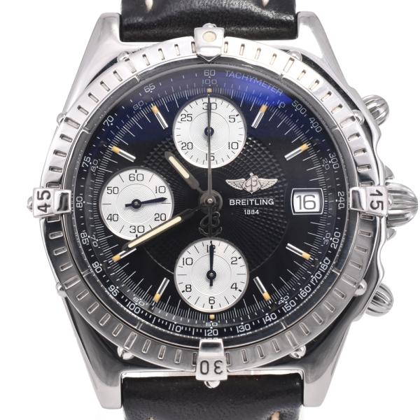 ブライトリング BREITLING A13050.1 クロノマット クロノグラフ ブラック 自動巻き...